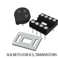 Connectors, Interconnects - Sockets For ICs, Transistors